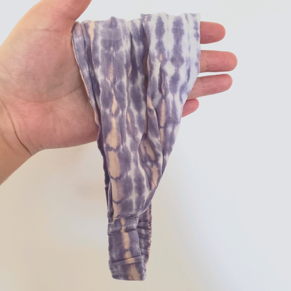 Tie-dye cloth hair wrap
